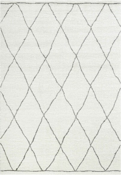 Dynamic Rugs SHERPA 49004-6242 Ivory and Grey